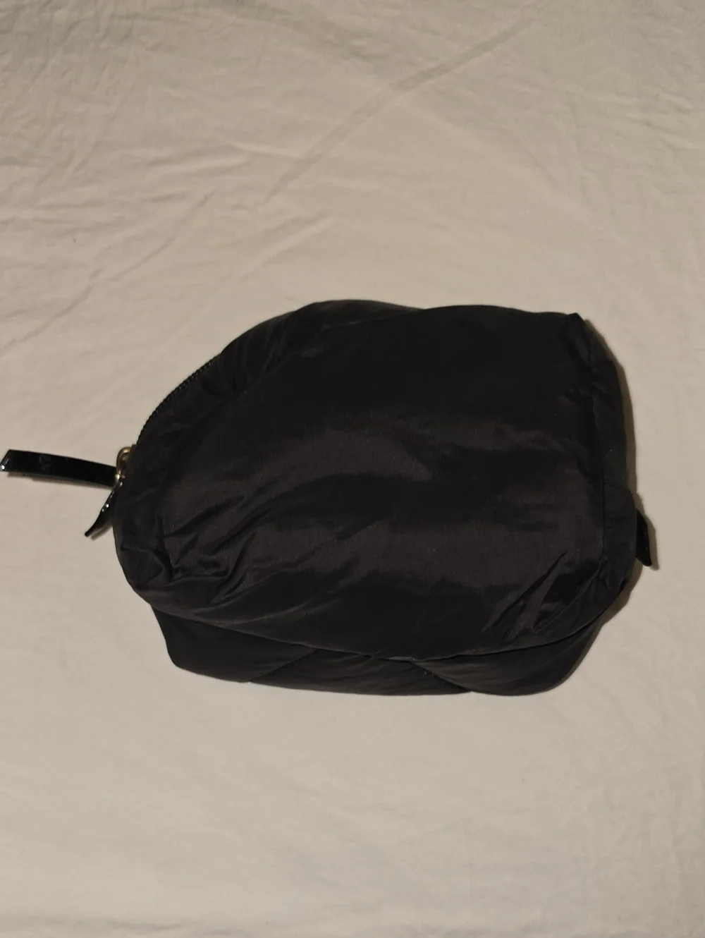 Victoria's Secret Black Quilted Travel Makeup Bag